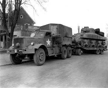 SC 198851 - 7th Army troops have been conscious of tire conservation in accordance with Gen. Eisenhower's directive.