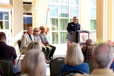 Mammoth Hot Springs Hotel reopening ceremony: