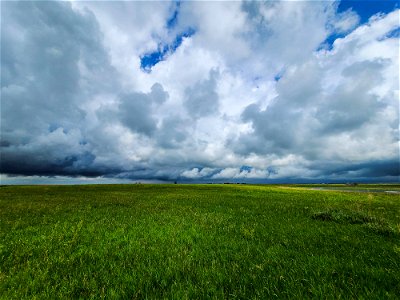 Storms over Althen WPA Lake Andes Wetland Management District South Dakota