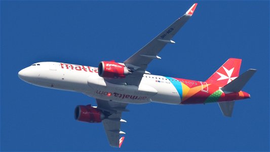Airbus A320-251N Air Malta 9H-NEB from Luqa (7200 ft.) photo