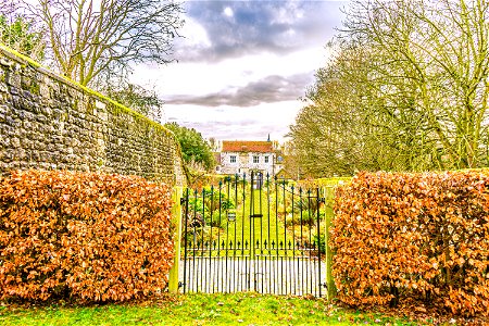 The Friars Aylesford. Peace Garden & Gate House. photo