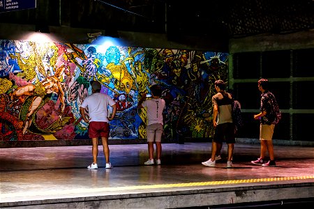 People Photographing Graffiti