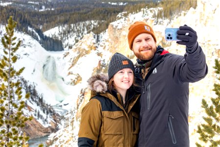 Winter selfies at Artist Point photo