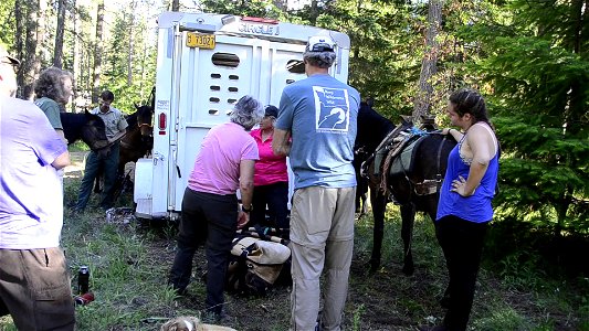 WILDERNESS SURVIVAL-Training on Packing Horses Advice