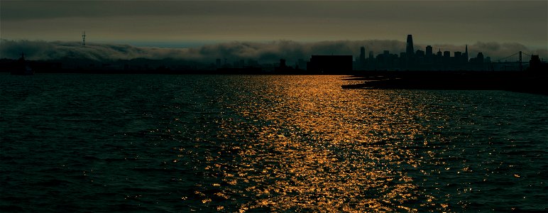 San Francisco in Fog - panorama