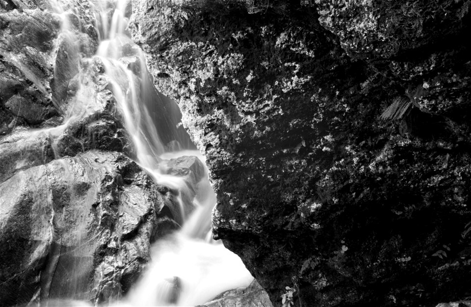 Mountain water scene