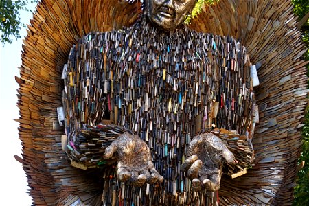 The Knife Angel Rochester Cathedral
