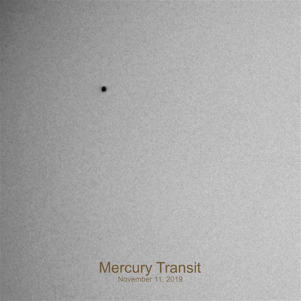 Mercury Transit 2019 photo