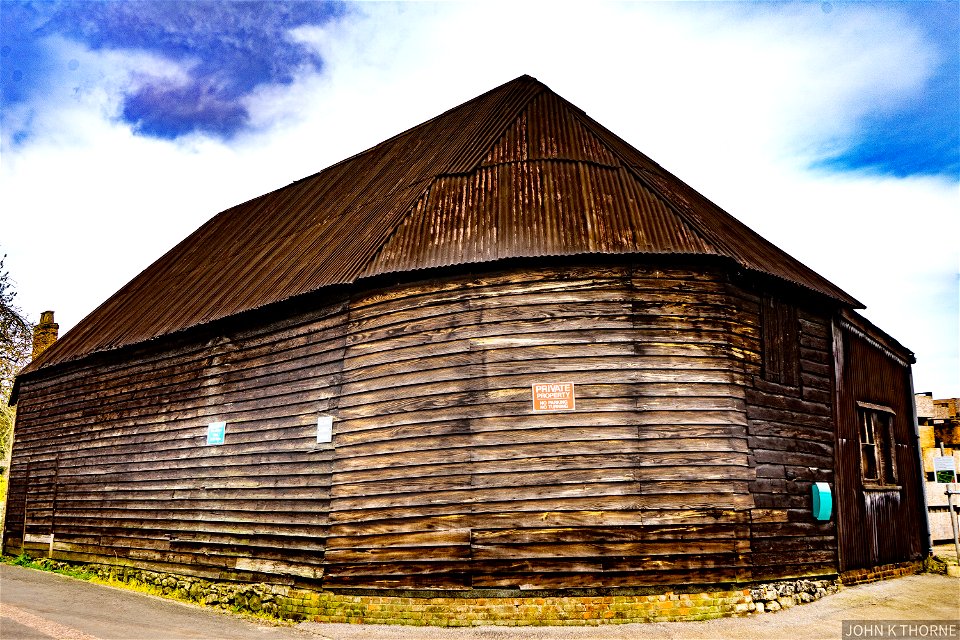 Wooden Barn Cast Iron Roof