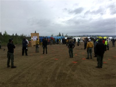 2021 USFWS Fire Employee Photo Contest Category: Fire Camp photo