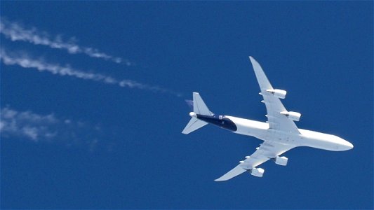 Boeing 747-830 D-ABYA Lufthansa - Frankfurt to Bengaluru (32000 ft) photo