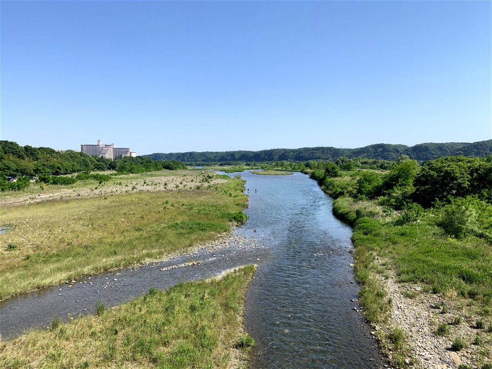 Tama River in Akiruno-shi