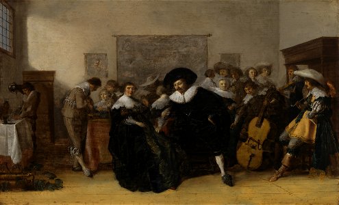 Anthonie Palamedesz. (1601–1673): A Musical Company / Soittoa ja seurustelua / Musik och sällskapande