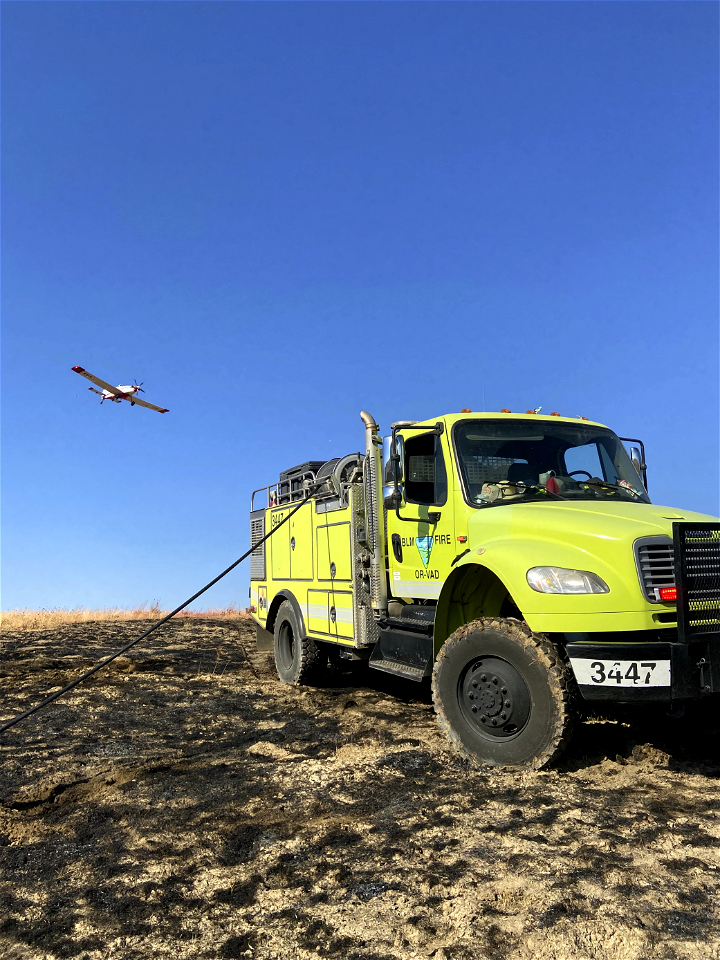 2022 BLM Fire Employee Photo Contest Category - Engines photo