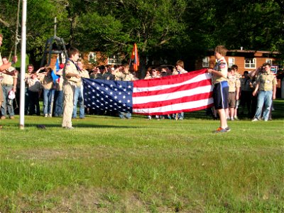 The Closing Flag Ceremony