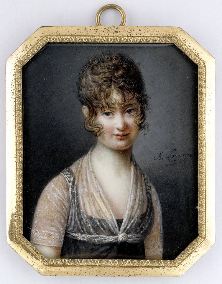 François Lagrenée (1774–1832): Portrait of a Lady / Naisen muotokuva / Porträtt av en kvinna