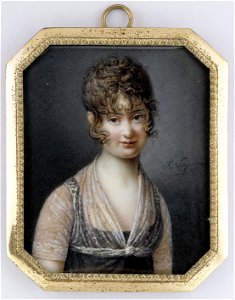 François Lagrenée (1774–1832): Portrait of a Lady / Naisen muotokuva / Porträtt av en kvinna
