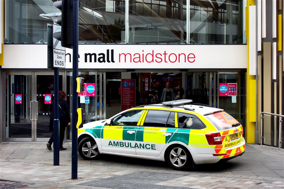 The Mall Maidstone Ambulance Car