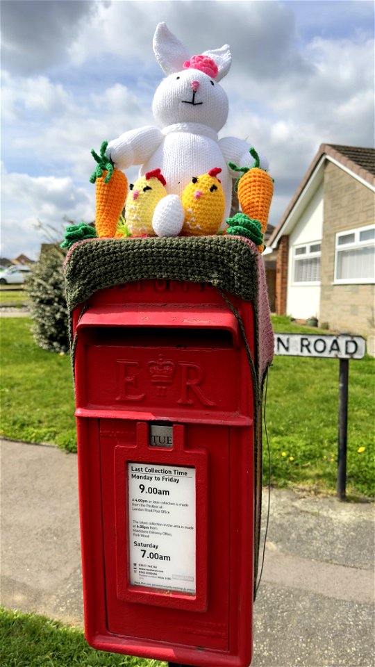 Easter Bunny Postbox