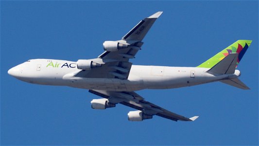 Boeing 747-428F(ER) TC-ACR Air ACT Cargo from Doha (6400 ft.) photo
