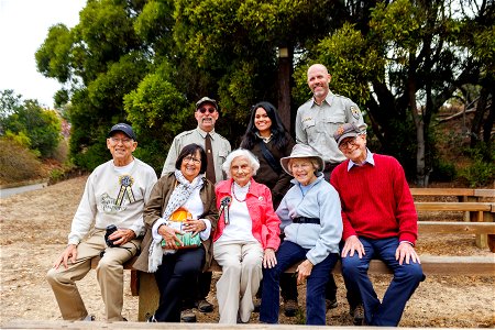 Local conservation leaders and refuge staff photo