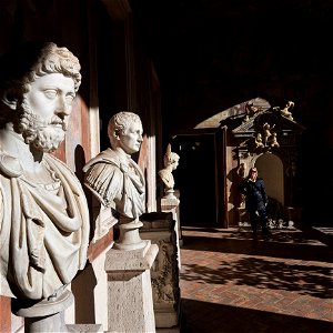 Me in Loggia Palazzo Altemps Rome Italy