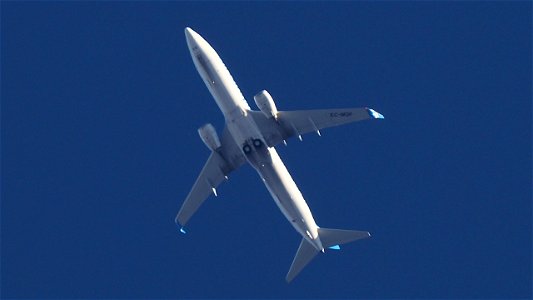 Boeing 737-85P EC-MQP Air Europa to Madrid (15100 ft.)
