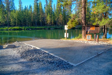 Wyeth Lake Boat Ramp, Deschutes National Forest, Great American Outdoors Act photo