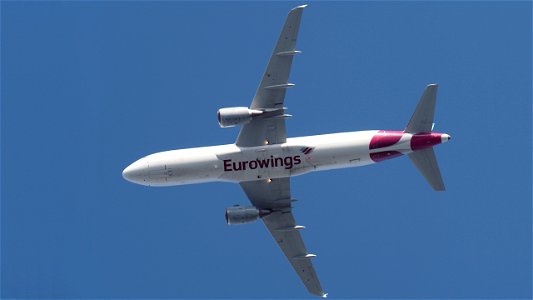 Airbus A320-214 D-ABNK Eurowings from Palma de Mallorca (7300 ft.)
