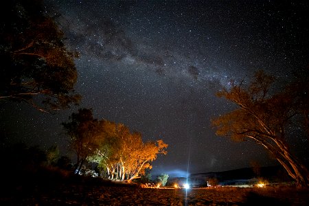 Camping on the Finke River photo