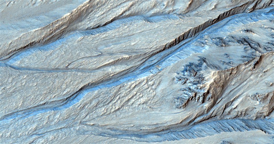 A Well-Preserved Gullied Impact Crater photo