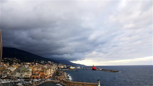 Vieux port de Bastia vue de l'Hotel Belvédère