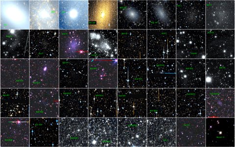 The Andromeda Galaxy family