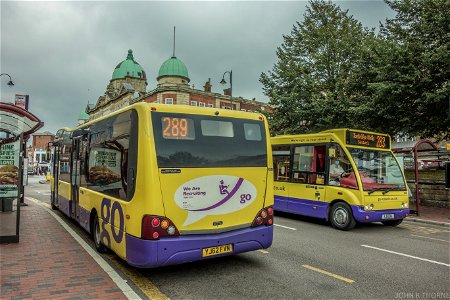 Coming and Going. Buses in Tunbridge Wells.