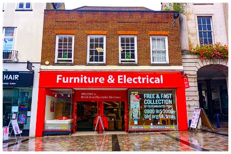 British Heart Foundation Furniture & Electrical Maidstone. Was The Woolwich Building Society.