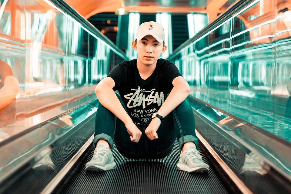 Male Model Sitting