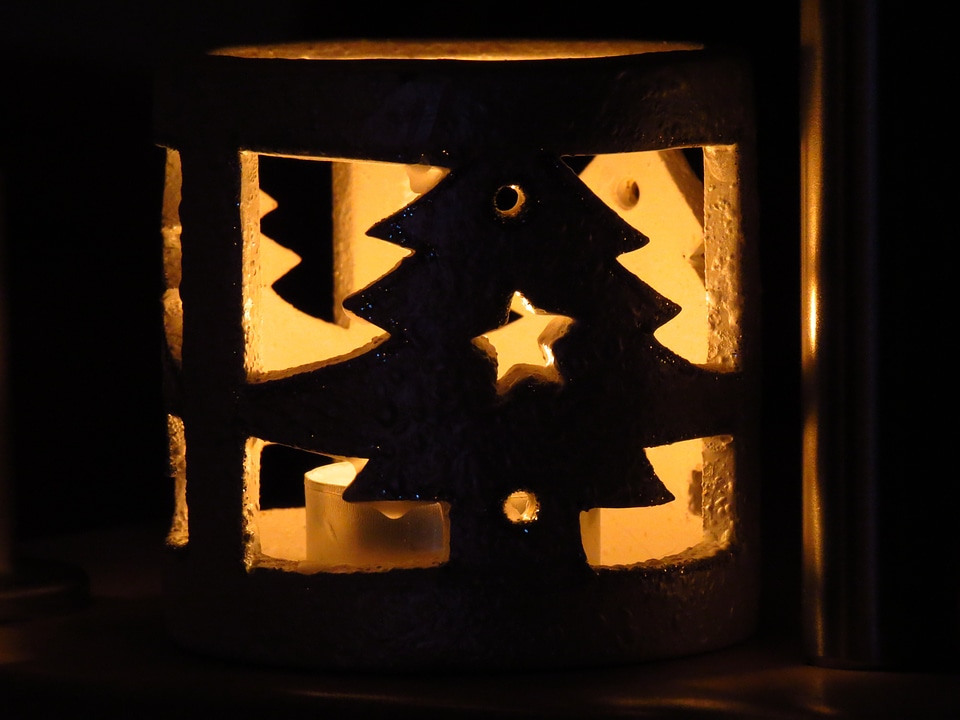 Christmas star shining