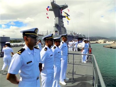 BRP Bonifacio Arriving at RIMPAC 2018