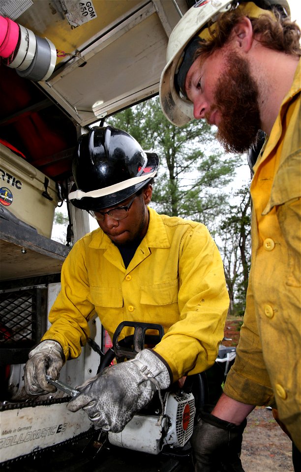 Firefighter Training on the Castle Fire