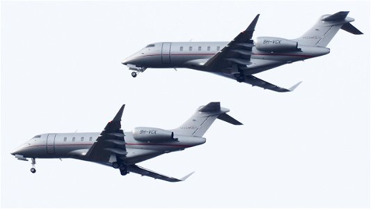 Bombardier BD-100-1A10 Challenger 350 9H-VCK VistaJet Malta from Chambery (3900 ft.)