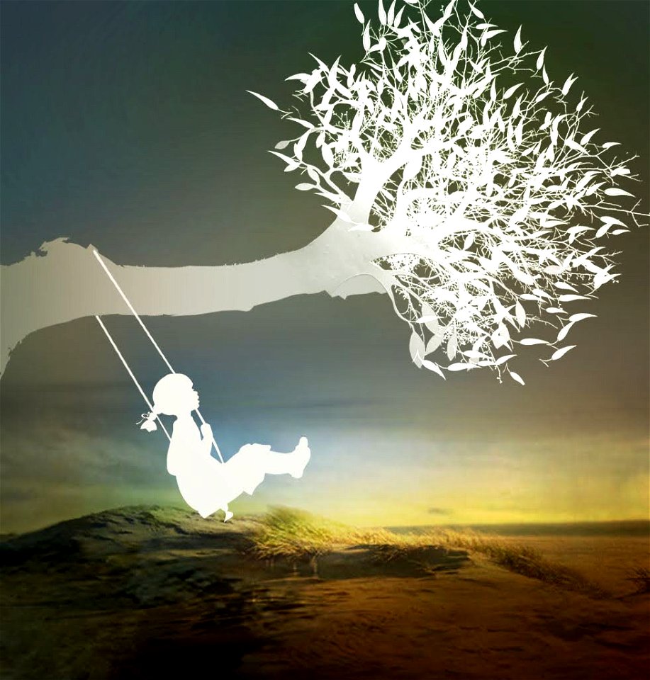 Girl on the swing