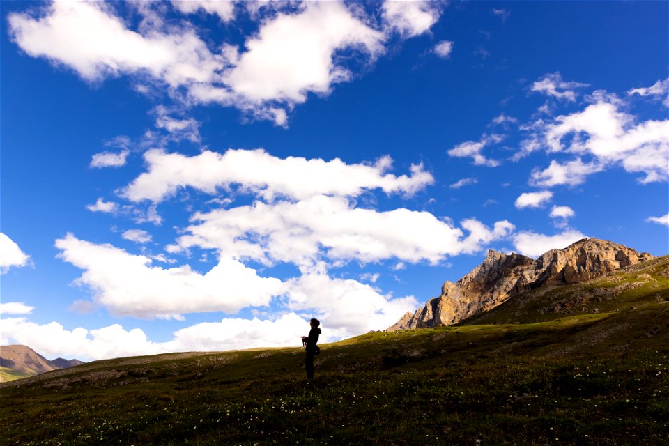Hiking above the Atigun River