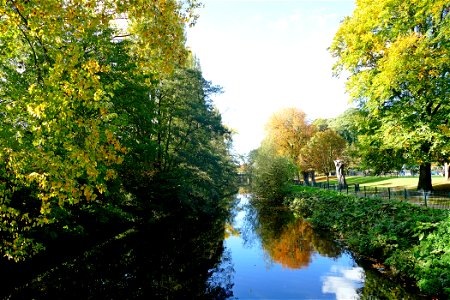 River Dane, Congleton Park. photo