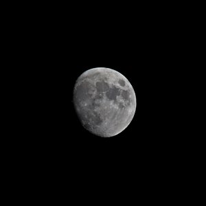 Almost Full Moon over Wheelock. photo