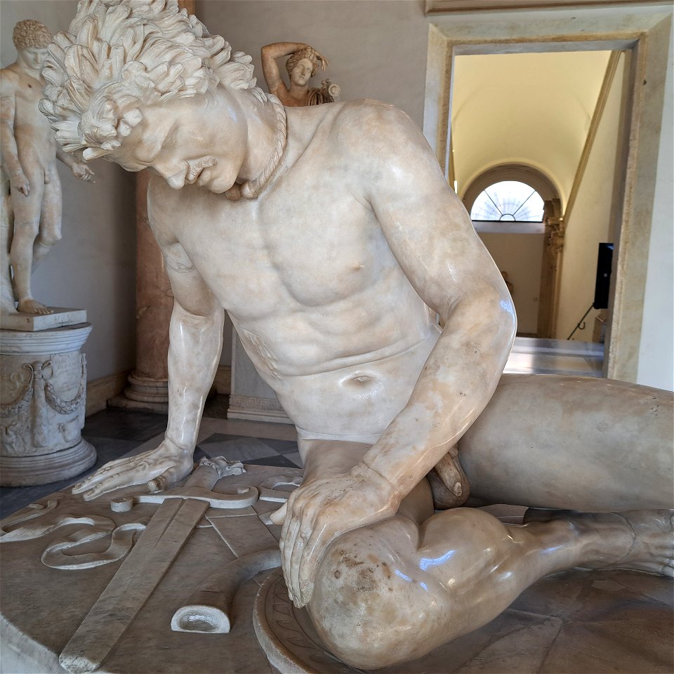 Dying Gaul from the front Capitoline Museum Rome Italy