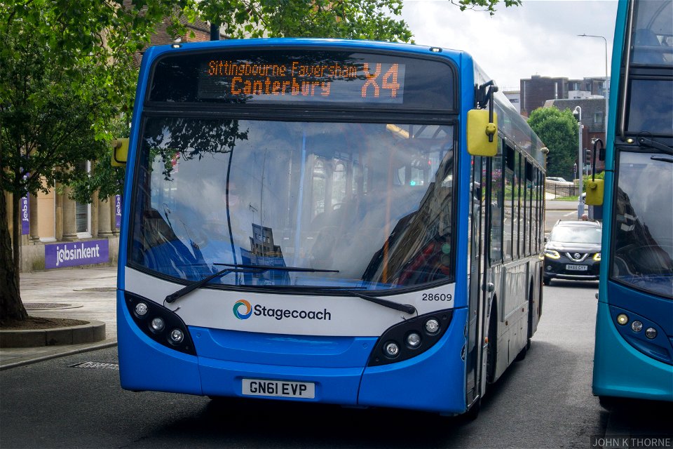 I can now get a bus from Maidstone to Canterbury! GN61EVP