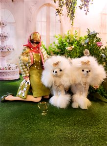 Barbie 'Poodle Parade' Reproduction photo