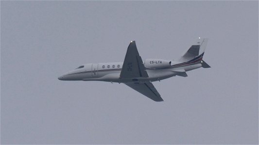 Cessna 680A Citation Latitude CS-LTA NetJets Europe from Palma de Mallorca (4600 ft.)