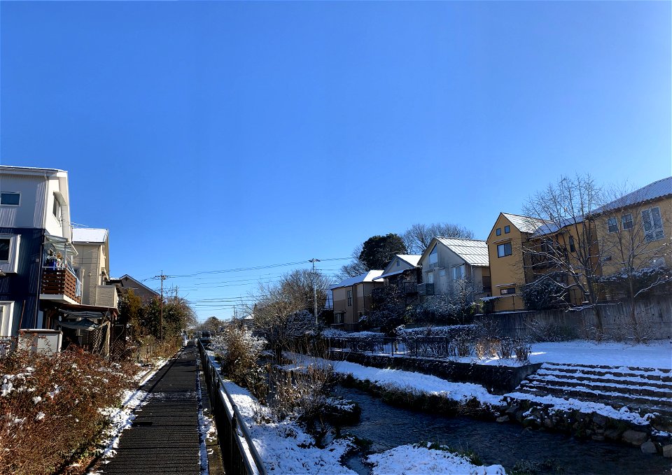 Ochiai River in Honcho, Higashikurume-shi
