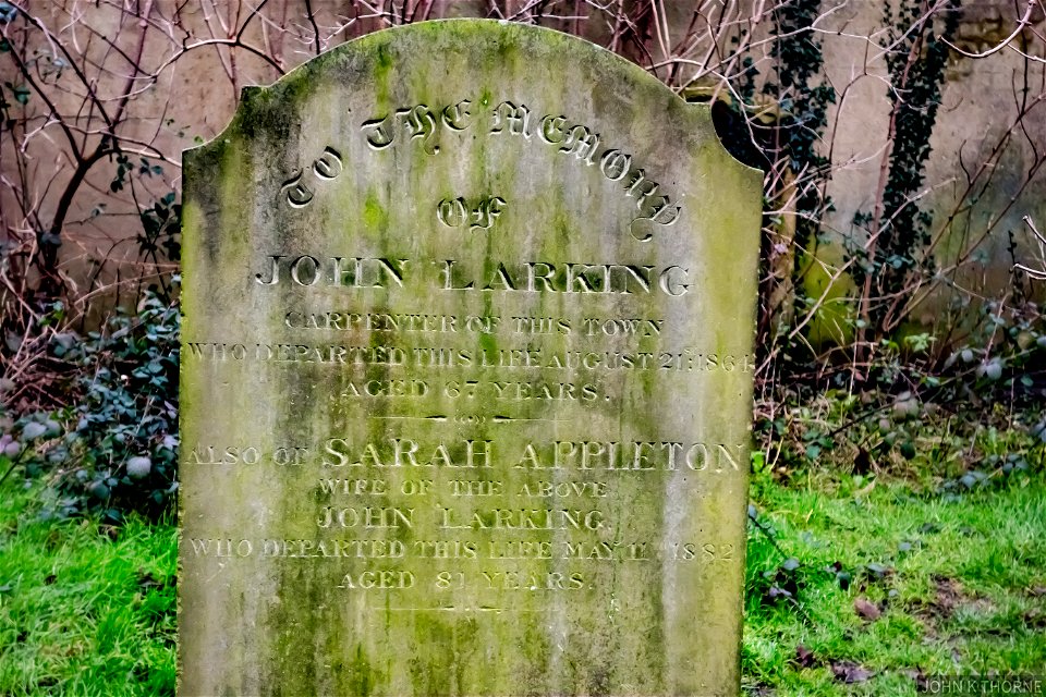 John Larking. The Carpenter of Maidstone 1864